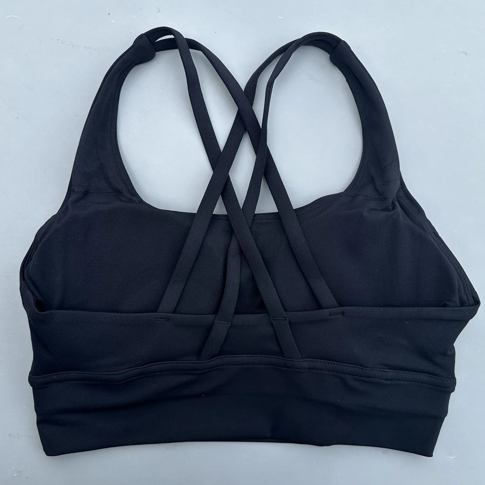 Soft Cross Back Women Fitness Bra Tights Yoga Vest High Strength Shockproof Gym Sports Top Push Up With Chest Pad-Dollar Bargains Online Shopping Australia