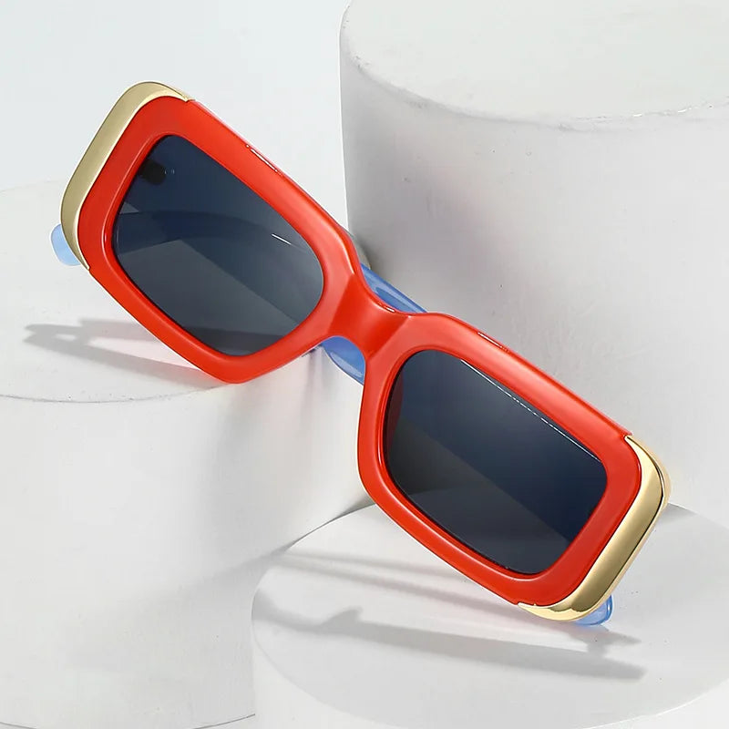 Square Sunglasses Women Retro Brand Designer Jelly Color Shades UV400 Men Gradient Sun Glasses-Dollar Bargains Online Shopping Australia