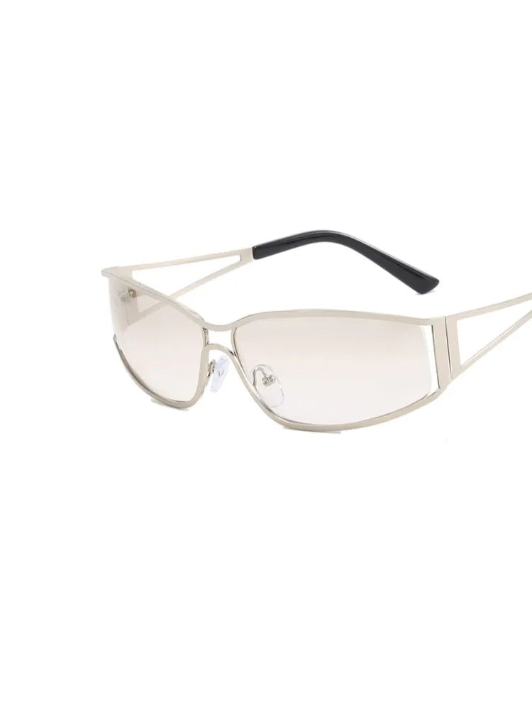 Y2k Sunglasses Women Men Oversized Brand Designer Gradient Goggle Sun Glasses Steampunk Glasses Shades Eyewear Mirror Eyeglasses-Dollar Bargains Online Shopping Australia