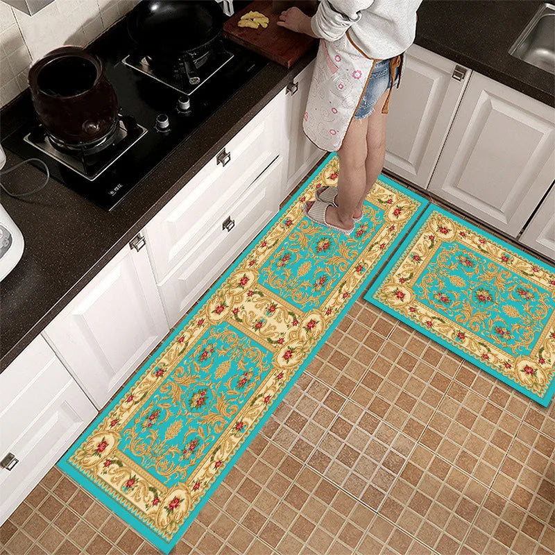 Long Kitchen Carpet for Floor Home Entrance Doormat Bedroom Living Room Decor Bedside Rug Hallway Balcony Bathroom Anti-Slip Mat