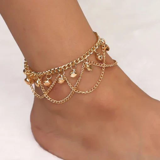 2022 Bohemia Anklets for Women Summer Beach Foot Chains Boho Beads Butterfly Bracelet Charm Anklet Set Ankle Jewelry Accessories-Dollar Bargains Online Shopping Australia