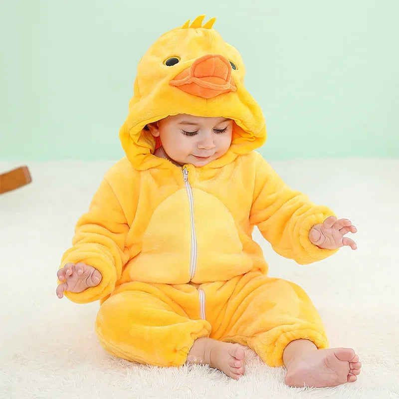Baby Rompers Winter Kigurumi Lion Costume For Girls Boys Toddler Animal Jumpsuit Infant Clothes Pyjamas Kids Overalls Ropa Bebes-Dollar Bargains Online Shopping Australia