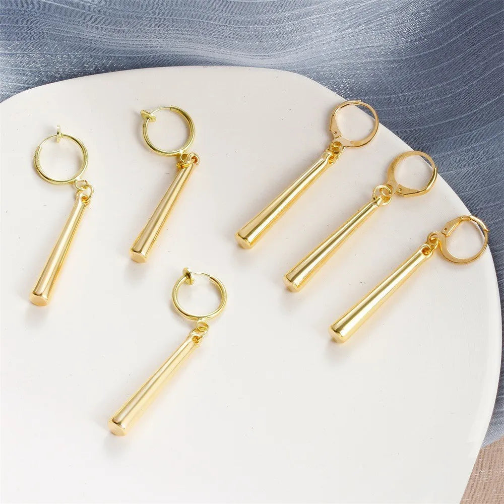 3Pcs/Set Roronoa Zoro Earrings Ear Clips Gold Color Small Geometric Non-Pierced Jewelry Hip Hop Wholesale Pendant Earrings-Dollar Bargains Online Shopping Australia