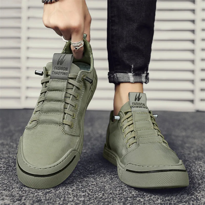 Casual Shoes Canvas Shoes for Men Walking Shoes Outdoor Sneakers Male Breathable Footwear