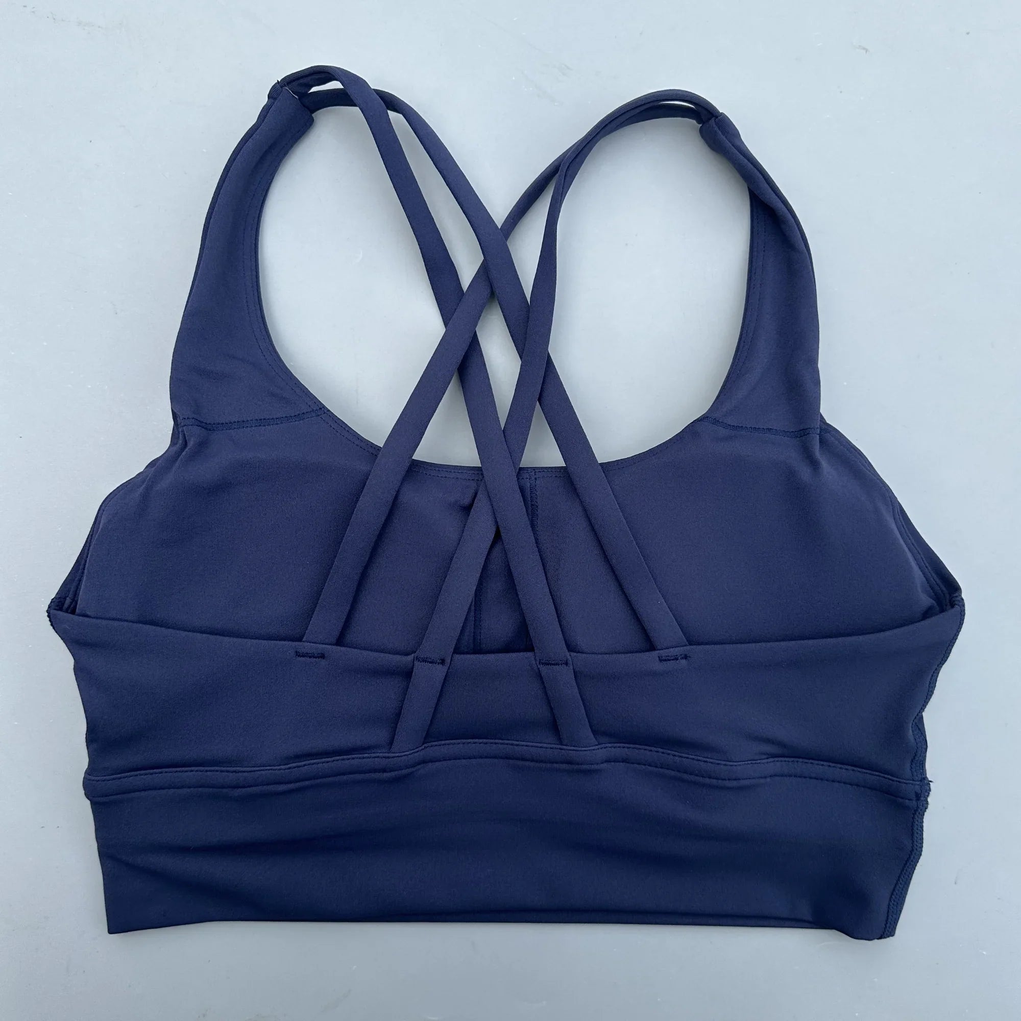 Soft Cross Back Women Fitness Bra Tights Yoga Vest High Strength Shockproof Gym Sports Top Push Up With Chest Pad-Dollar Bargains Online Shopping Australia