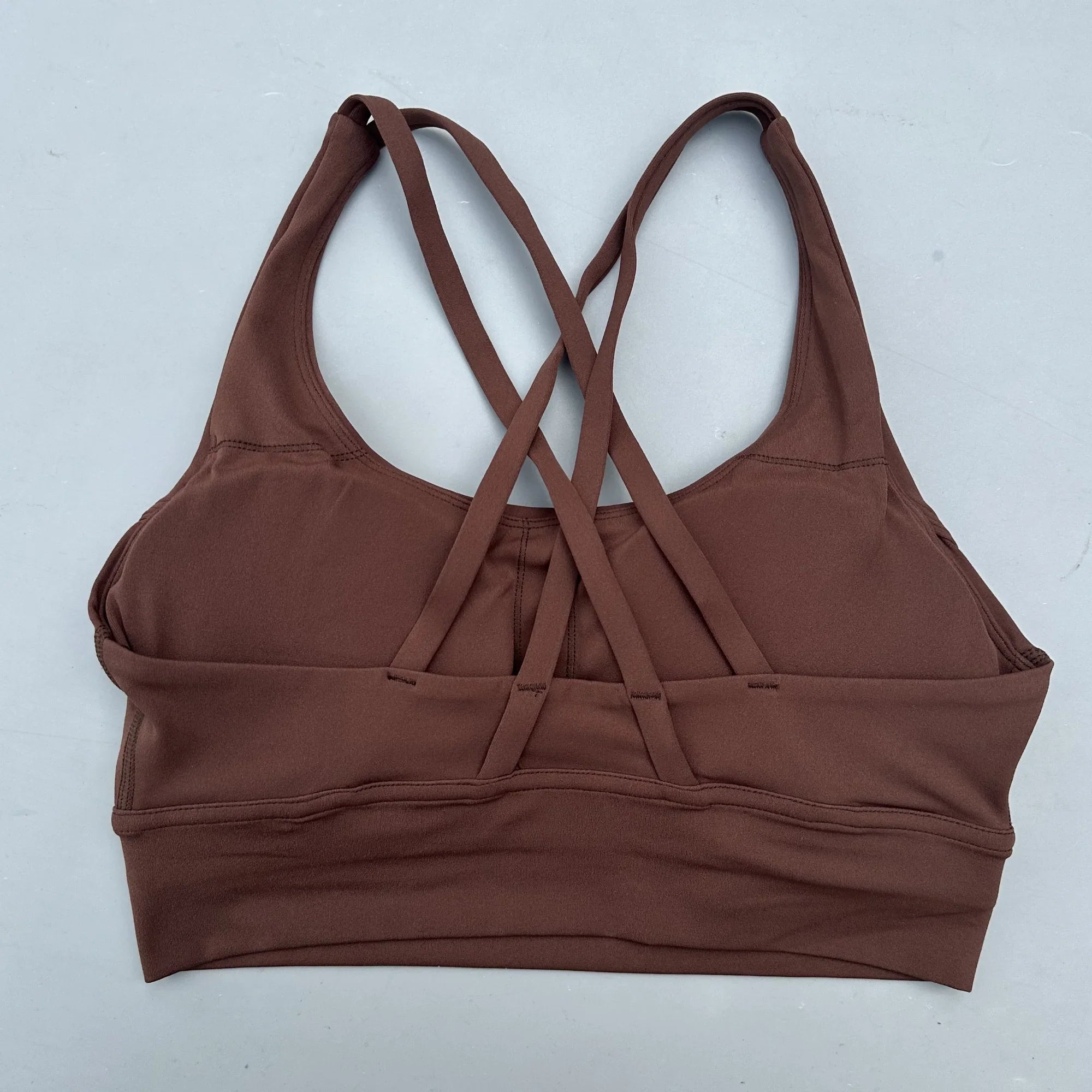 Soft Cross Back Women Fitness Bra Tights Yoga Vest High Strength Shockproof Gym Sports Top Push Up With Chest Pad-Dollar Bargains Online Shopping Australia