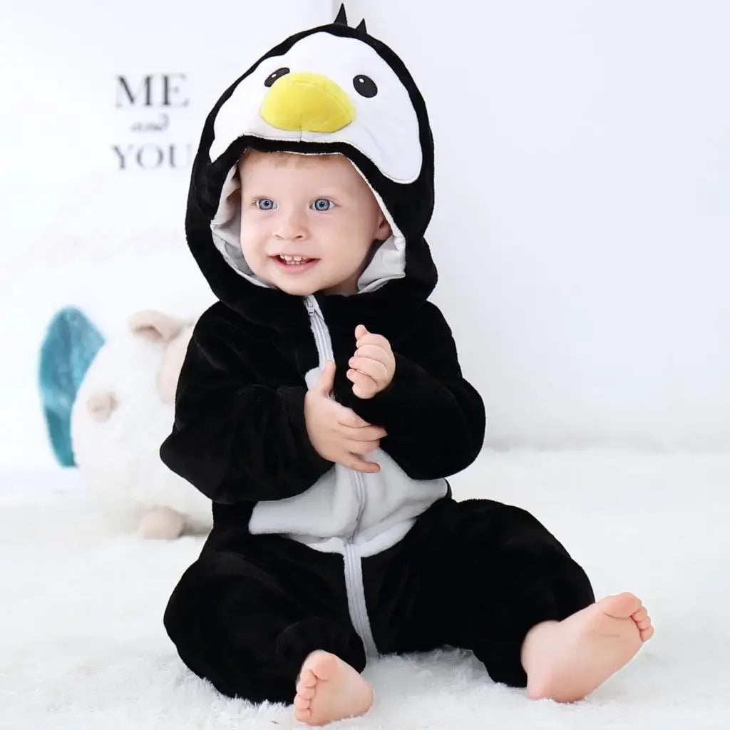 Baby Rompers Winter Kigurumi Lion Costume For Girls Boys Toddler Animal Jumpsuit Infant Clothes Pyjamas Kids Overalls Ropa Bebes-Dollar Bargains Online Shopping Australia