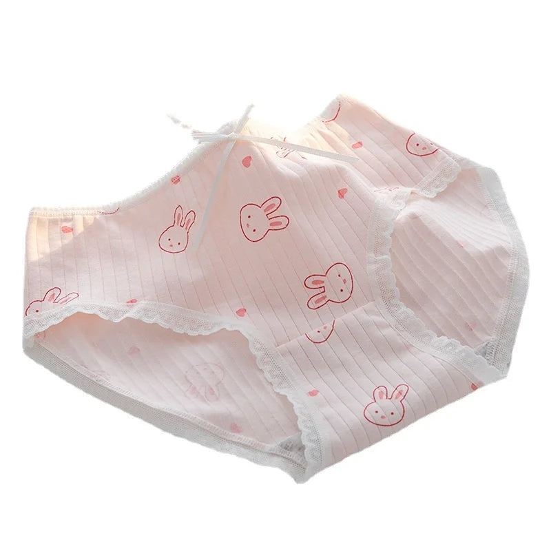 Cartoon Fruit Cotton Girls Underwear Soft Breathable Animal Print Seamless Panties Women Strawberry Briefs Lingerie