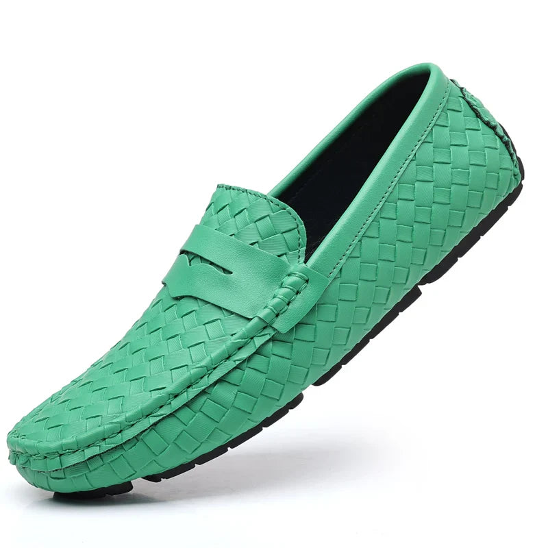 Loafers Men Handmade Moccasins Men Flats Casual Leather Shoes Comfy Loafers Shoes-Dollar Bargains Online Shopping Australia