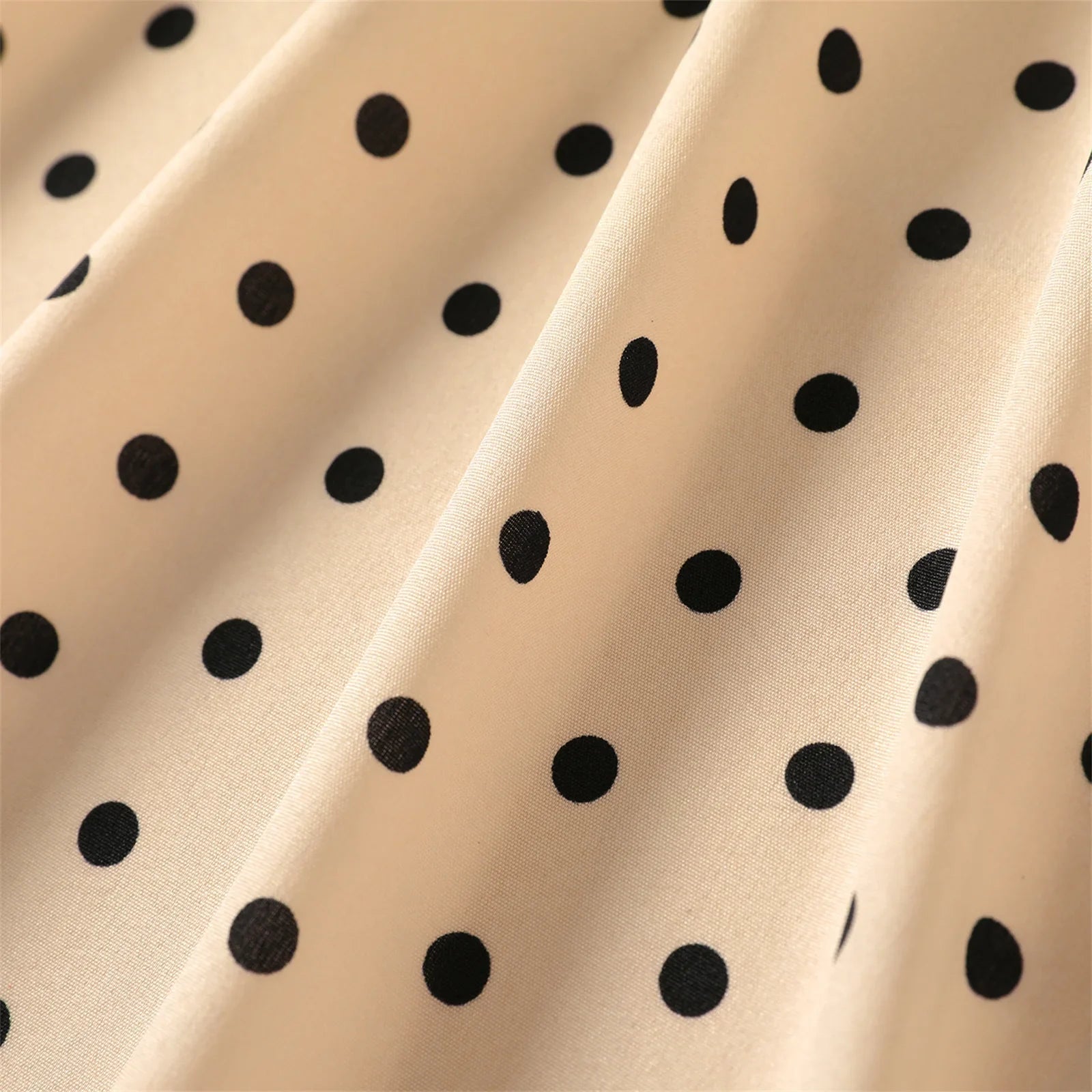 2pcs Girl Dresses Kids Clothes Girl Polka Dots Ribbed Girls Splice Sleeveless Dress & Belt-Dollar Bargains Online Shopping Australia