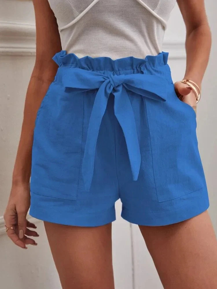 Shorts Women Pocket Drawstring Casual short Pants Summer Daily Pants-Dollar Bargains Online Shopping Australia