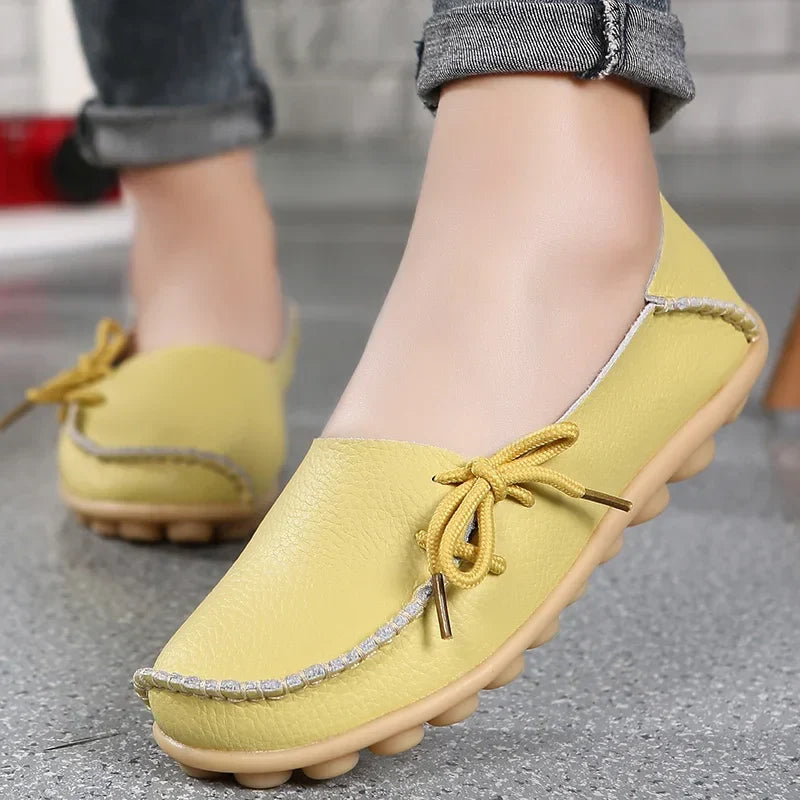 Shoes for Women Moccasins Flats Woman Loafers Genuine Leather Female Shoes Slip On Ballet Nurse Women's Shoes-Dollar Bargains Online Shopping Australia