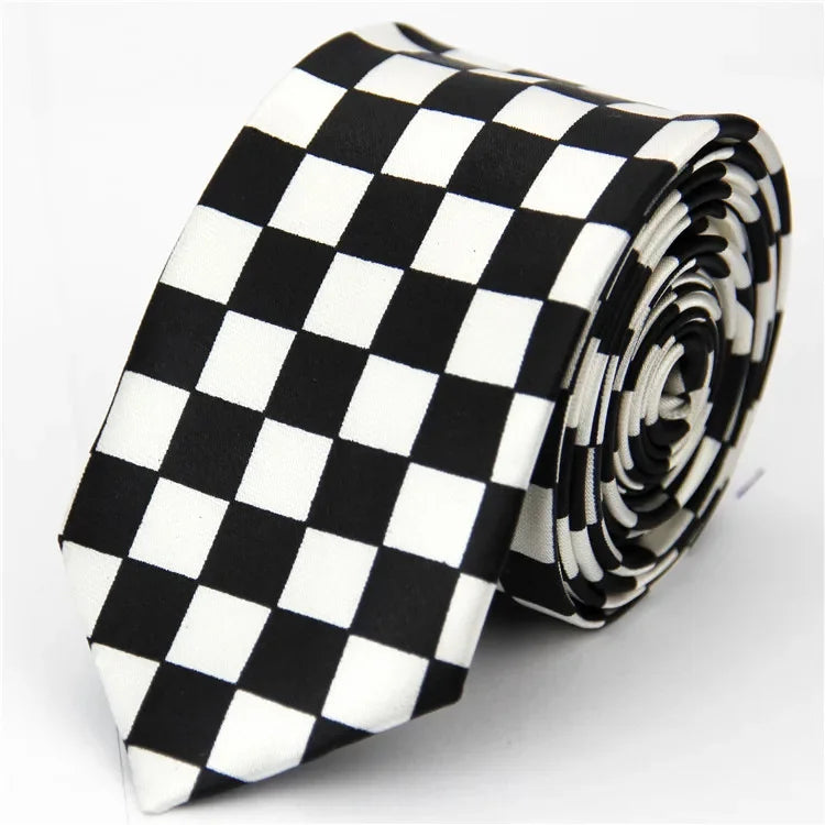 Narrow Ties for Men Women 5cm (2") Skinny Wedding Black Blue Red Pink White Purple Green Gray Piano Skull Slim Necktie-Dollar Bargains Online Shopping Australia