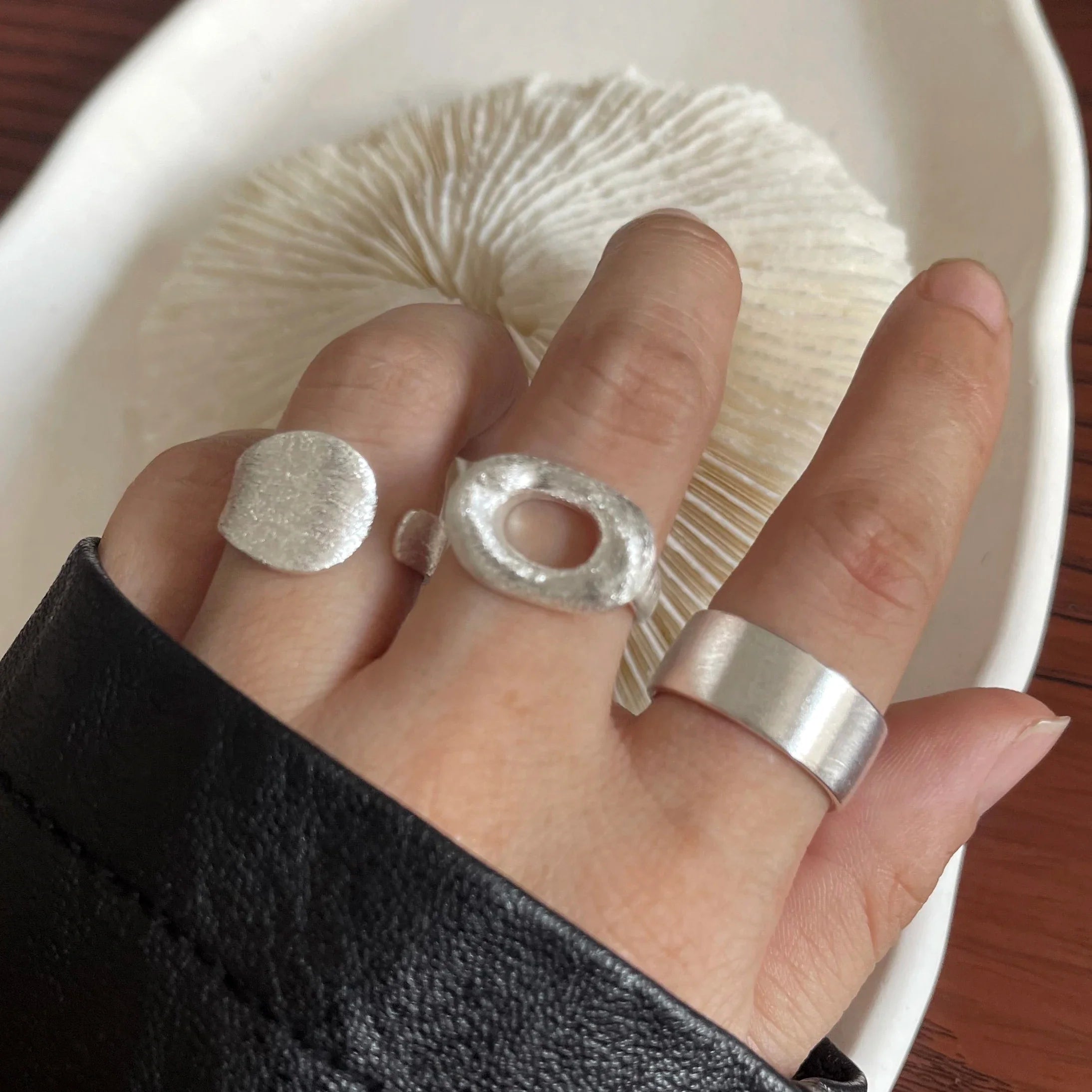 Sterling Silver String Ring For Women Heart Jewelry Finger Open Handmade Shinning Rings Allergy For Birthday Gift-Dollar Bargains Online Shopping Australia