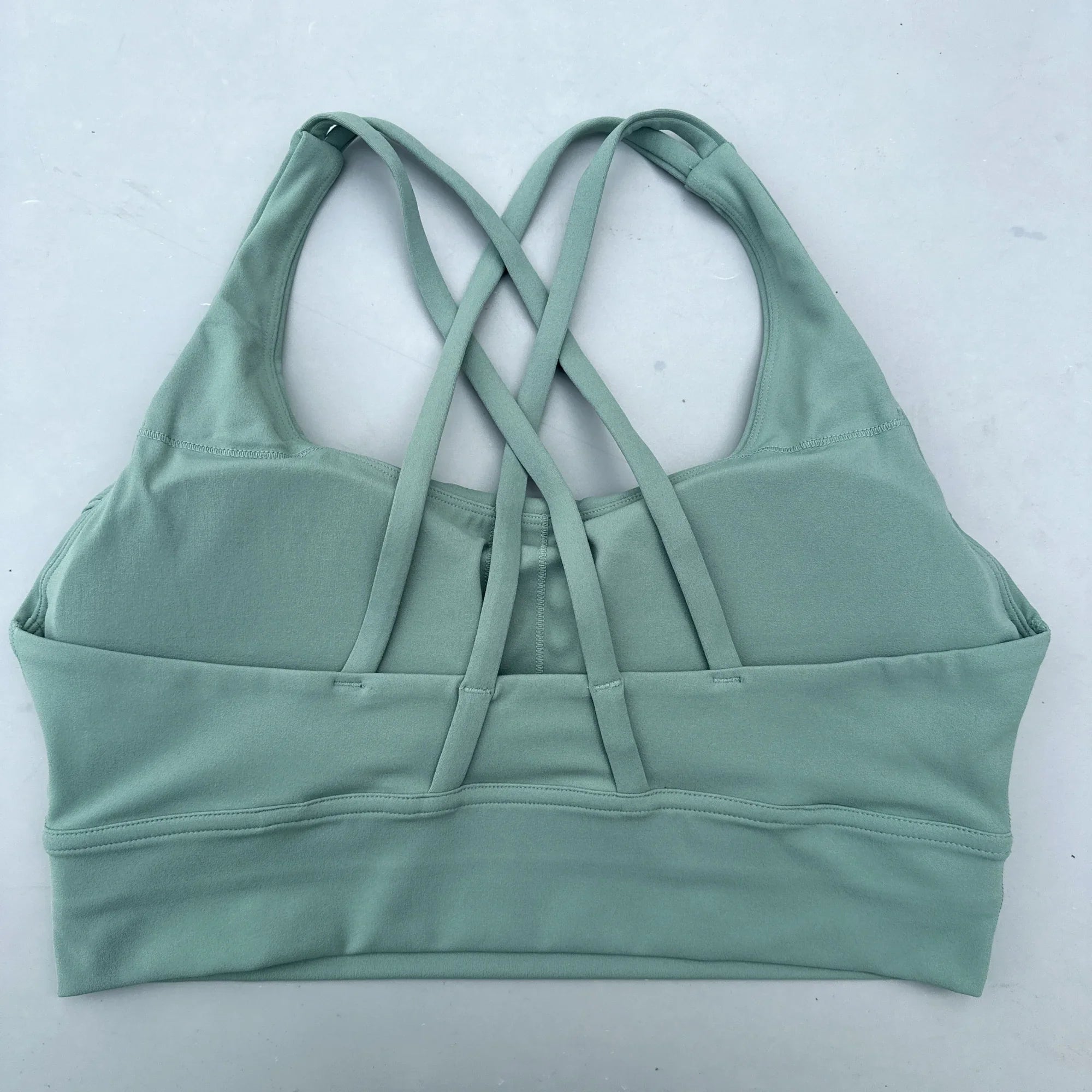 Soft Cross Back Women Fitness Bra Tights Yoga Vest High Strength Shockproof Gym Sports Top Push Up With Chest Pad-Dollar Bargains Online Shopping Australia