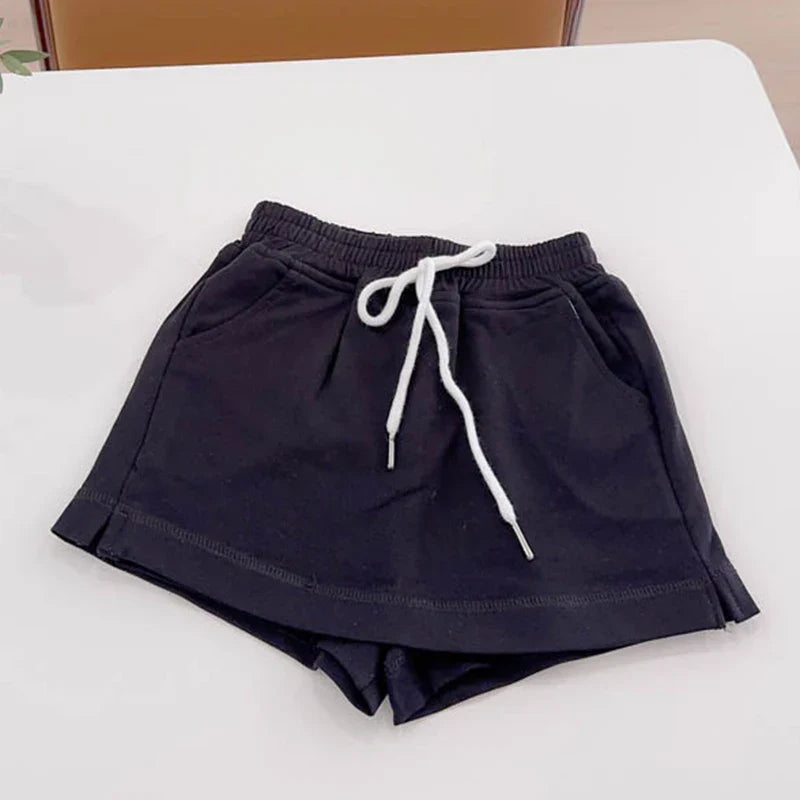 Children Clothing Girls Shorts Spring Summer Simple Style Solid Color Pants Culottes Baby Korean Casual Simple Girls Pants-Dollar Bargains Online Shopping Australia