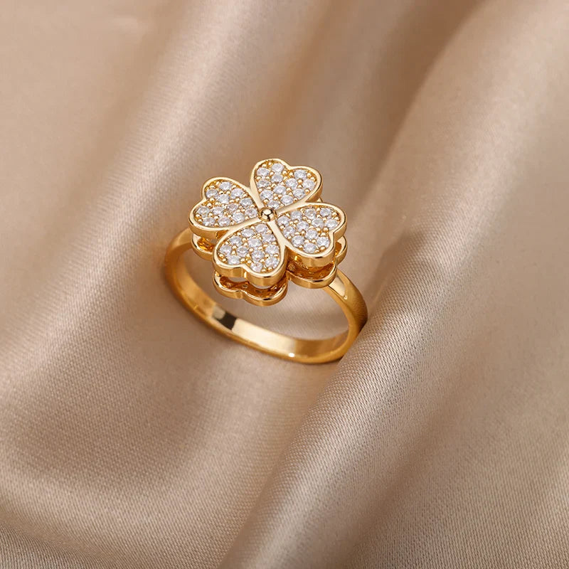 Lucky Turkish Evil Eye Rings For Women Opening Stainless Steel Ring Luxury Wedding Couple Jewelry anillos mujer-Dollar Bargains Online Shopping Australia
