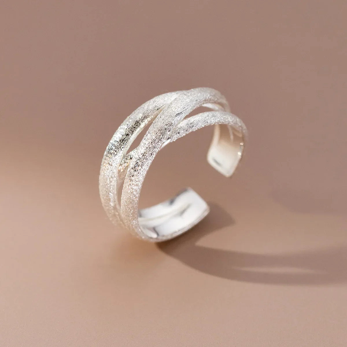 Sterling Silver String Ring For Women Heart Jewelry Finger Open Handmade Shinning Rings Allergy For Birthday Gift-Dollar Bargains Online Shopping Australia