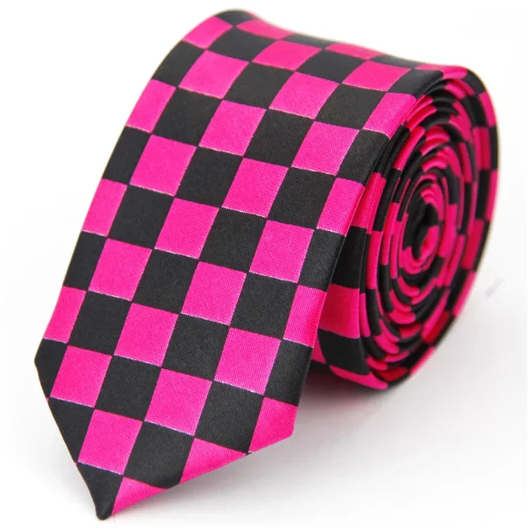 Narrow Ties for Men Women 5cm (2") Skinny Wedding Black Blue Red Pink White Purple Green Gray Piano Skull Slim Necktie-Dollar Bargains Online Shopping Australia