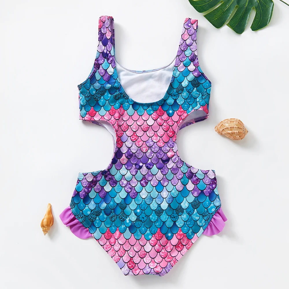 swimwear one piece Girls swimsuit Children Kids Girls Swimming outfit Beach wear
