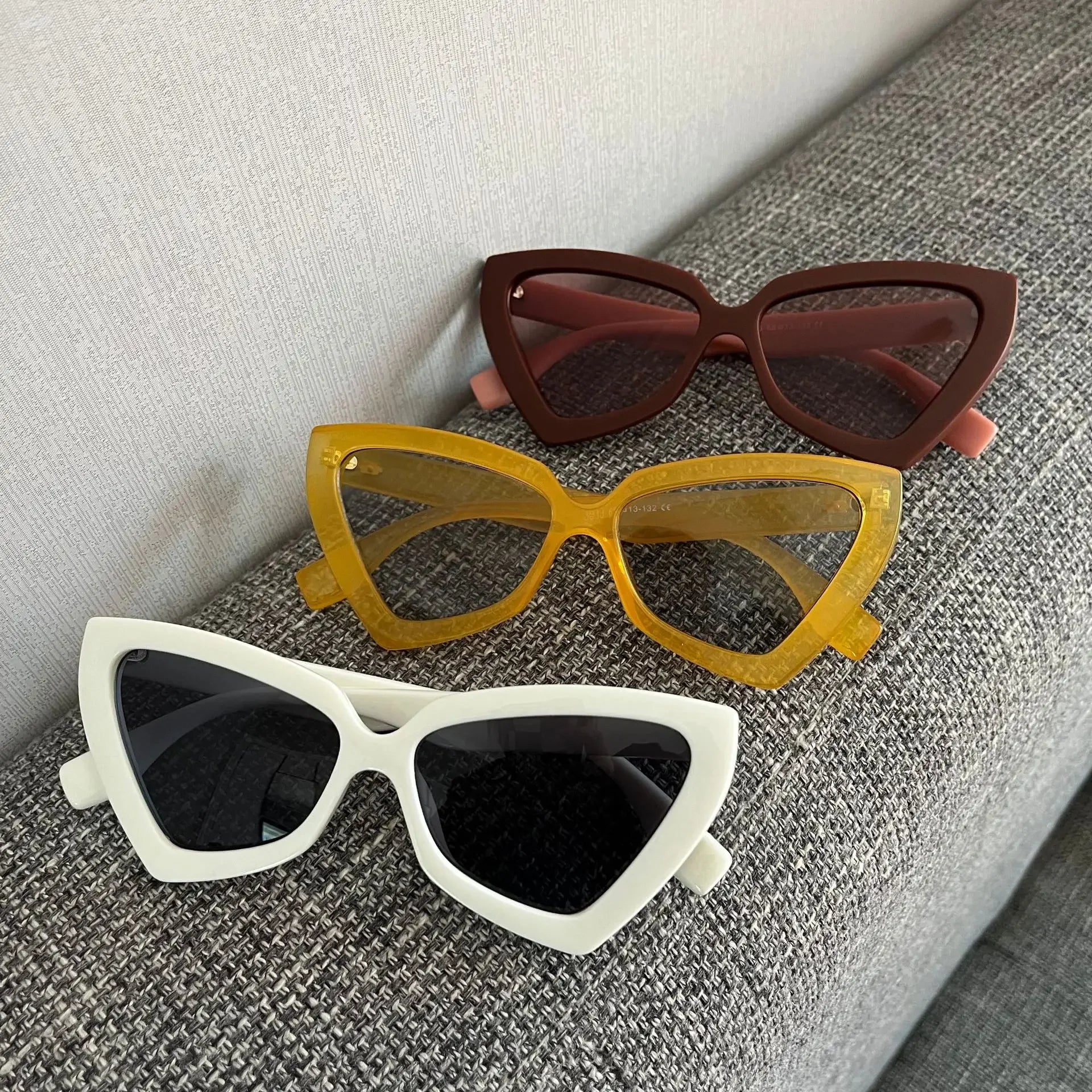 Cat Eye Sunglasses Luxury Sun Glasses for Women Travelling Sun Shades
