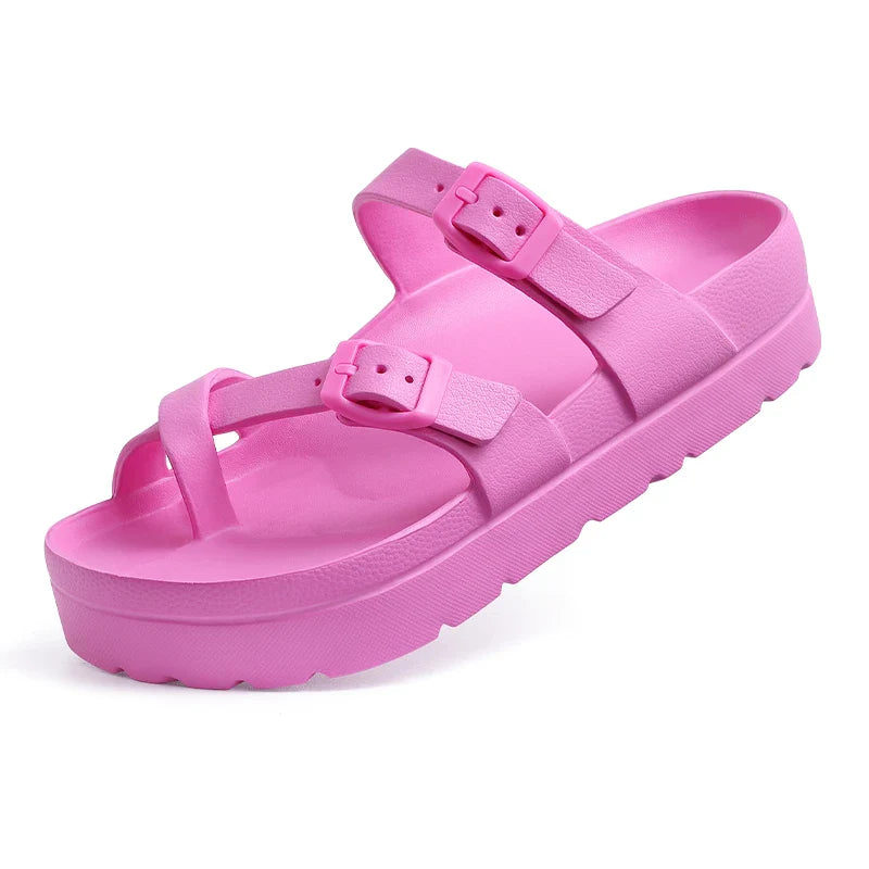Flat Sandals Women Flat Sandals Women Flip-flops Summer Sandals Outdoor Women Platform Sandals Home Slippers-Dollar Bargains Online Shopping Australia