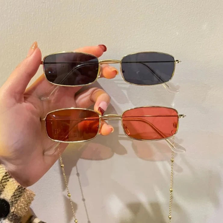 Candy Color Vintage Metal Cat Eye Sunglasses UV400 Female Summer Street Eyewear