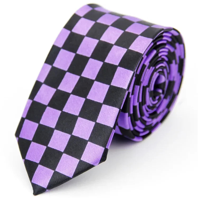 Narrow Ties for Men Women 5cm (2") Skinny Wedding Black Blue Red Pink White Purple Green Gray Piano Skull Slim Necktie-Dollar Bargains Online Shopping Australia