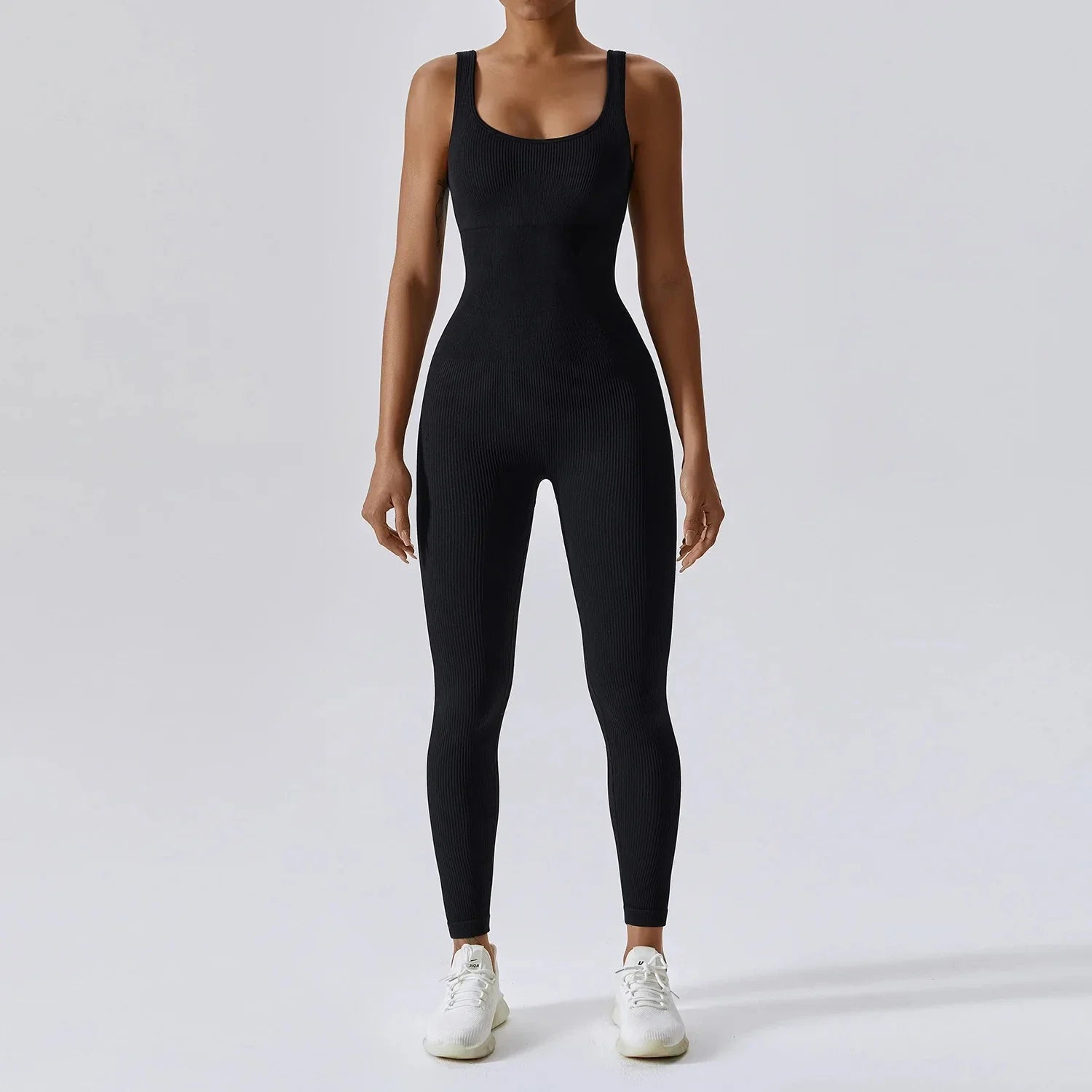 Fitness Seamless Jumpsuits Woman Sleeveless Thread Fashion Casual Outdoors Overalls for Women Corset One Pieces Pants Sets-Dollar Bargains Online Shopping Australia