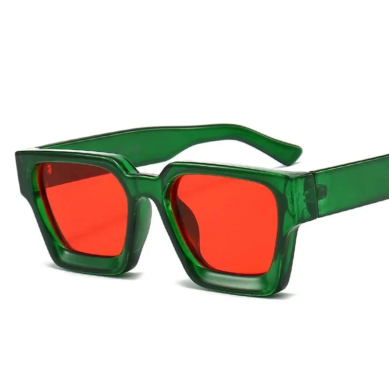 Women Square Sunglasses Retro Men Tinted Shades