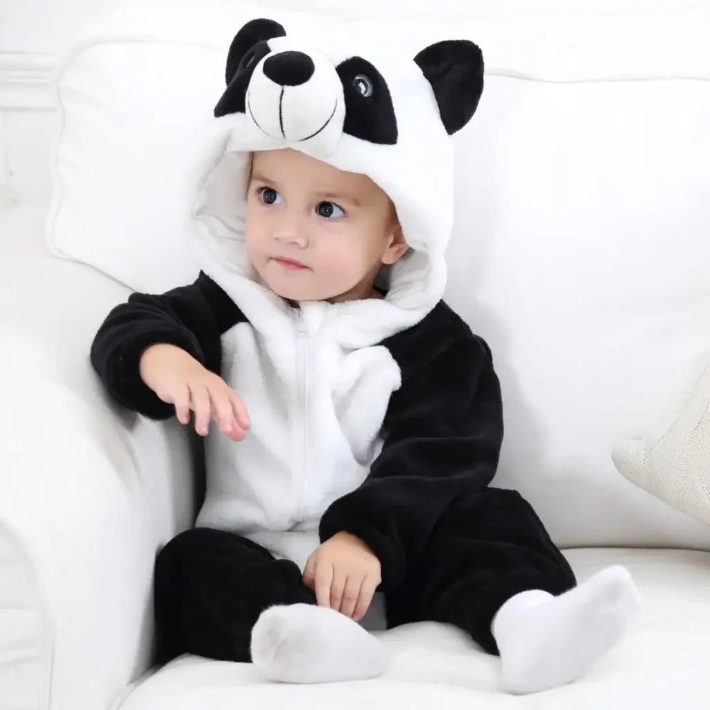 Baby Rompers Winter Kigurumi Lion Costume For Girls Boys Toddler Animal Jumpsuit Infant Clothes Pyjamas Kids Overalls Ropa Bebes-Dollar Bargains Online Shopping Australia