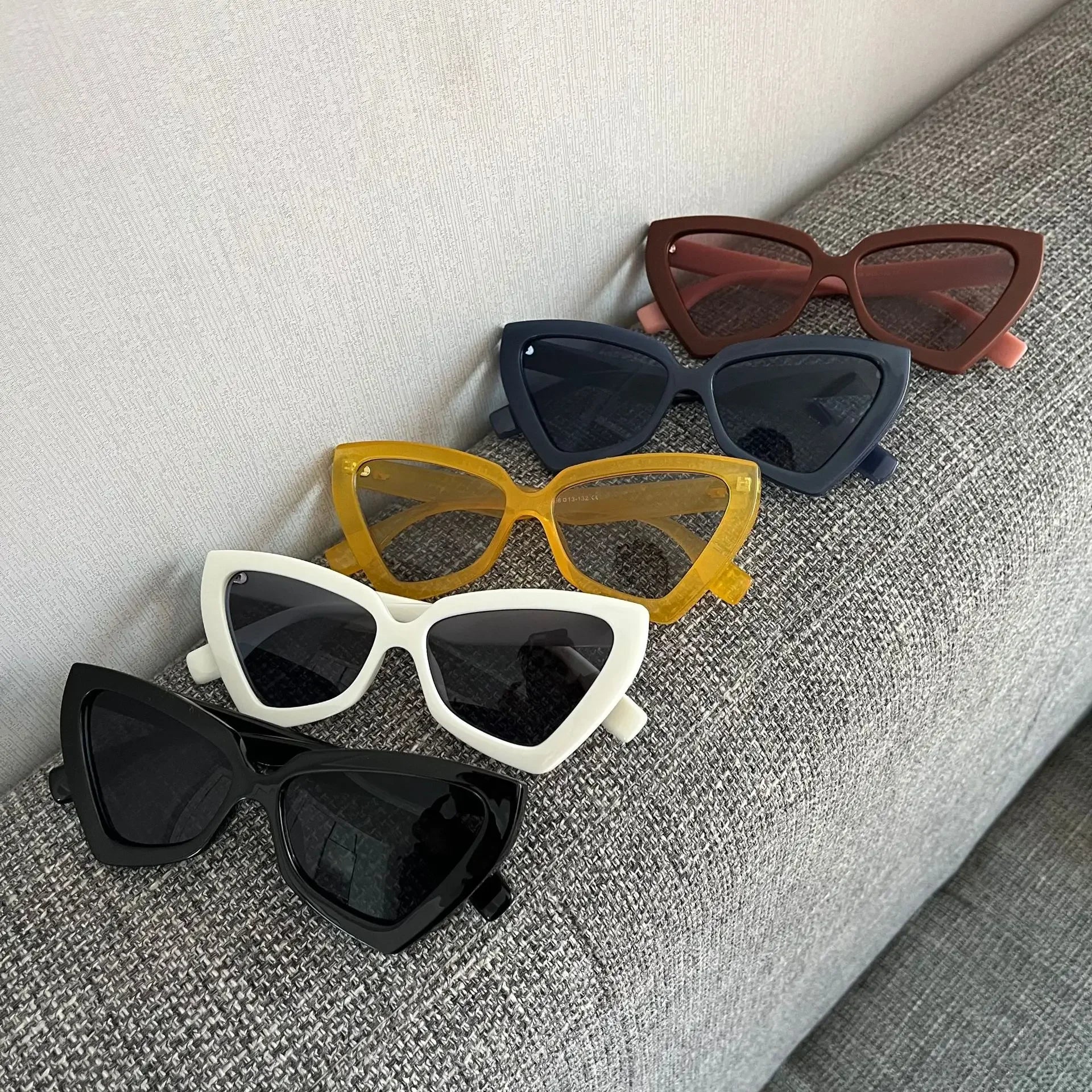 Cat Eye Sunglasses Luxury Sun Glasses for Women Travelling Sun Shades