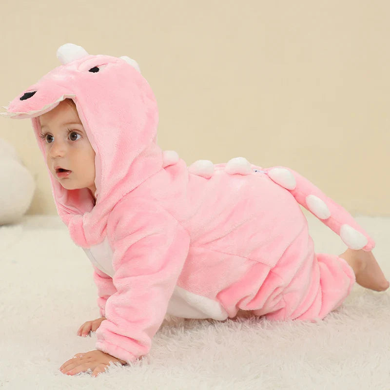 Baby Rompers Winter Kigurumi Lion Costume For Girls Boys Toddler Animal Jumpsuit Infant Clothes Pyjamas Kids Overalls Ropa Bebes-Dollar Bargains Online Shopping Australia