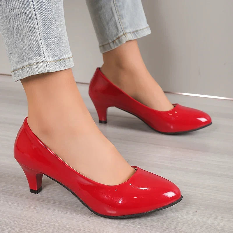 Women Pumps Nude Shallow Mouth Women Shoes Fashion Office Work Wedding Party Shoes Ladies Low Heel Shoes Summer Heels-Dollar Bargains Online Shopping Australia