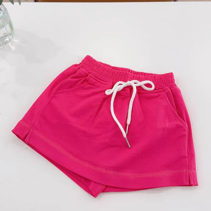 Children Clothing Girls Shorts Spring Summer Simple Style Solid Color Pants Culottes Baby Korean Casual Simple Girls Pants-Dollar Bargains Online Shopping Australia