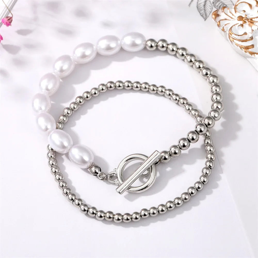 FNIO Bohemian Bracelets for Women Fashion Multilayer Beaded Chain Bracelets Set Charm Bracelet Bangles Jewelry Punk-Dollar Bargains Online Shopping Australia