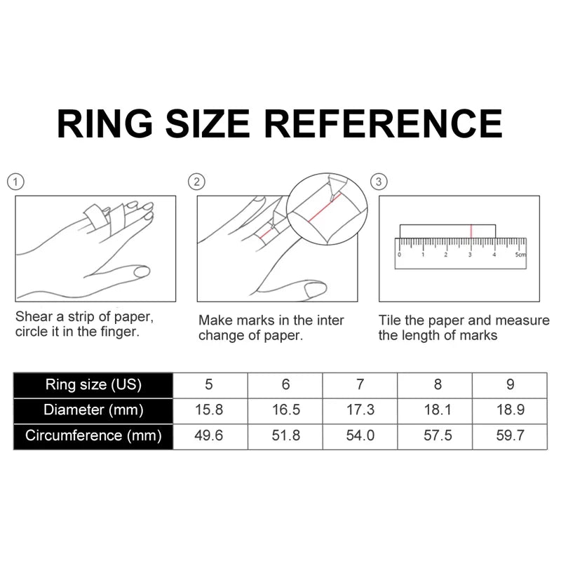 Sterling Silver Rings For Women High Quality Zircon Sets Eternal Love Star Moon Princess Finger Rings Jewelry Gifts