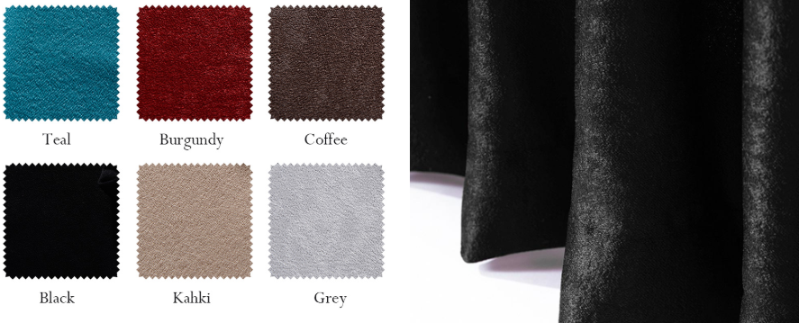 Top Finel Modern Solid Velvet Curtains for Living Room Bedroom Luxury Curtains Thick Thermal Night Curtain