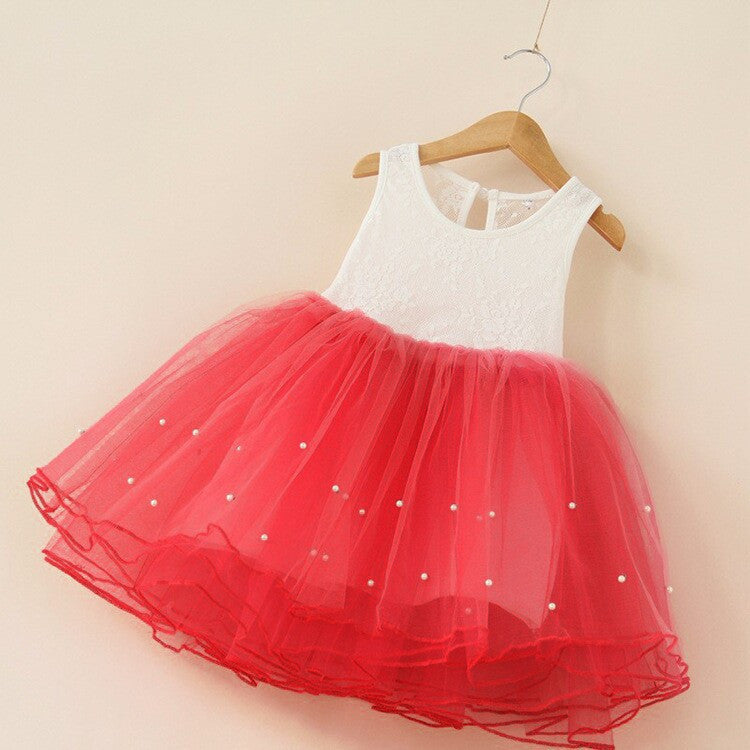 Online discount shop Australia - High Quality Baby Girl Dress Lace Vest Dress for Girl Infant Princess Birthday Party Wedding Dresses For Baby Girl Chirstening