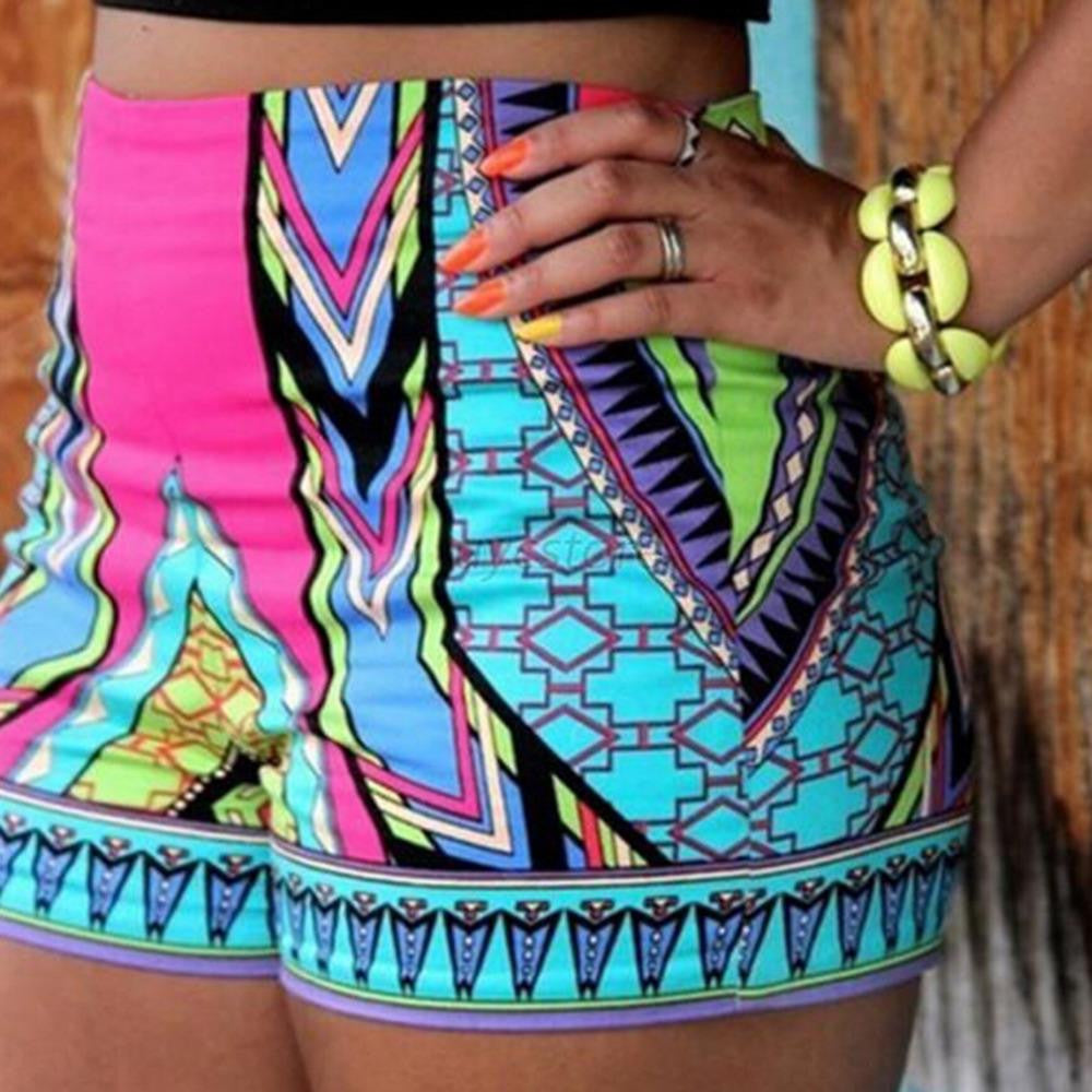 Online discount shop Australia - Hot Retro Sexy Women High Waist Shorts Floral Print Fashion New