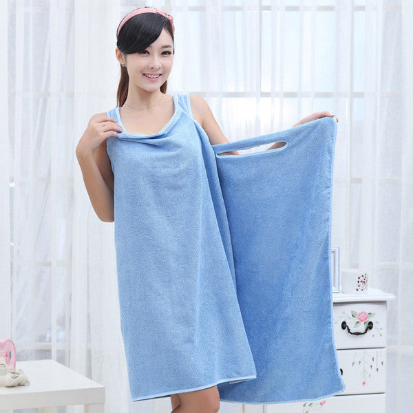 Online discount shop Australia - Bath Towels Fashion Lady Girls Wearable Fast Drying Magic Bath Towel Beach Spa Bathrobes Bath Skirt