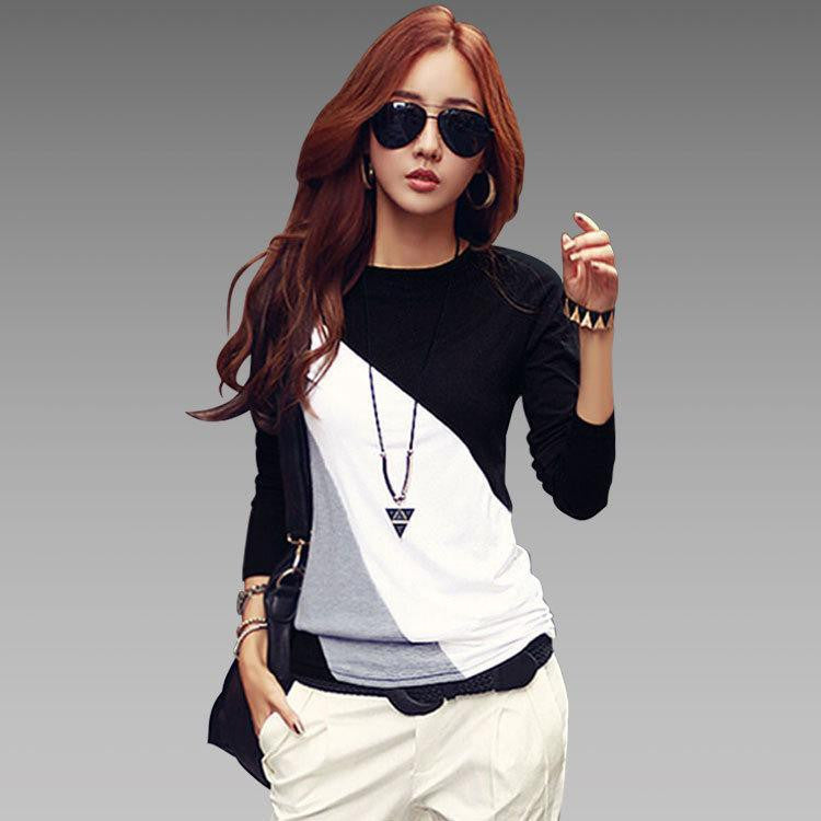 Online discount shop Australia - Fashion Cotton Blouse Women Shirts Blouses Casual O Neck Long Sleeve Cotton Tops 2 Styles