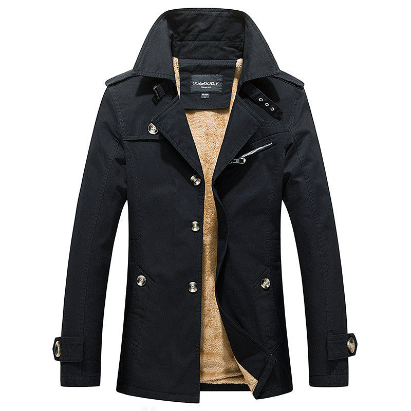 Online discount shop Australia - Jacket Men Coat hight quality Brand Fleece Warm fashion Cotton Padded Coat BIG SIZE Male Clothes Outerwear Plus 5XL