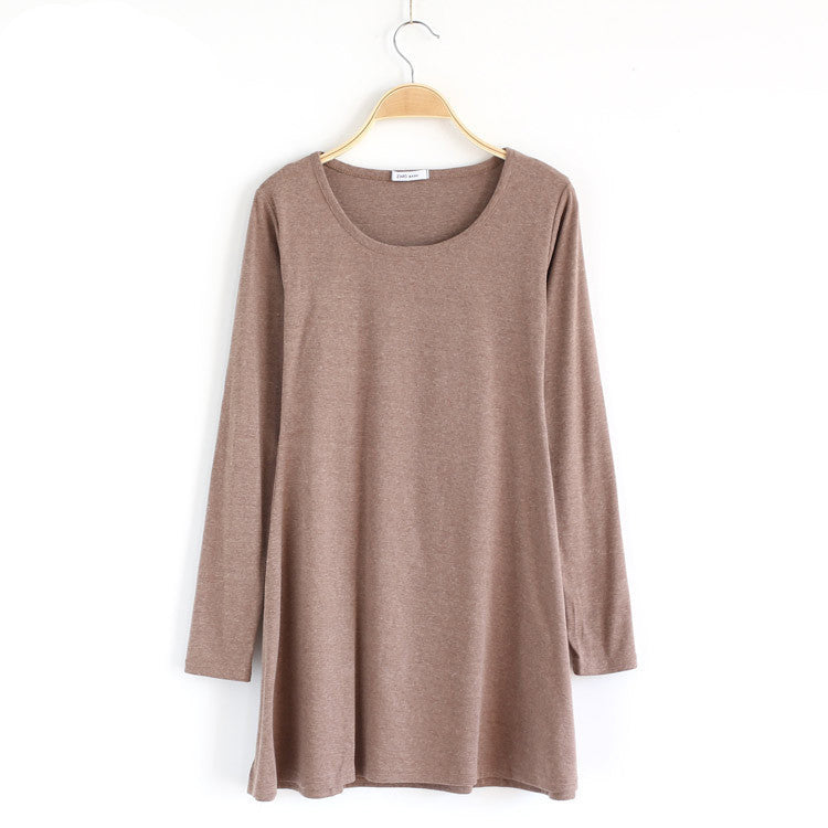 Online discount shop Australia - New Autumn Winter Fashion Clothes Spring Women Dress 100% Cotton Dress Female Long Sleeve Dress O-Neck Woolen Dresses