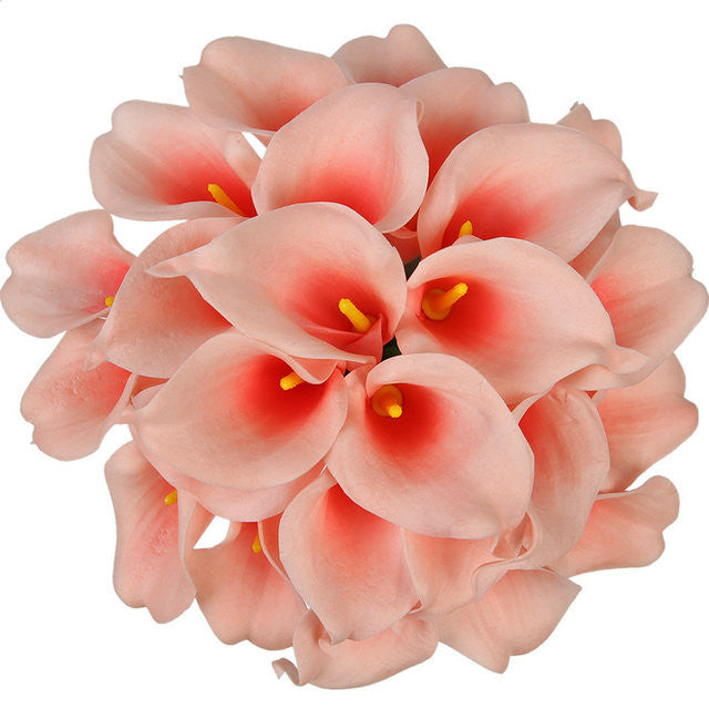 Online discount shop Australia - 31pcs/lot Tulip Artificial Flower PU artificial bouquet Real touch flowers For Home Wedding decorative flowers & wreaths