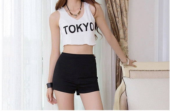 Summer Women High Waist Denim Shorts Slim Ripped Skinny Tight A Side Button Pom Jeans Short de cintura alta-Dollar Bargains Online Shopping Australia
