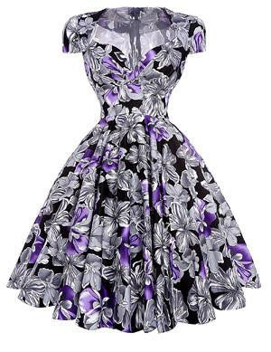 Summer Dress Vintage Rockabilly Dresses Jurken 60s 50s Vintage Big Swing Floral Pinup Short Long Audrey Hepburn Dresses