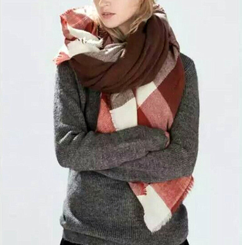 za winter scarf Tartan Scarf women desigual Plaid Scarf cuadros er Unisex Acrylic Basic Shawls warm bufandas-Dollar Bargains Online Shopping Australia