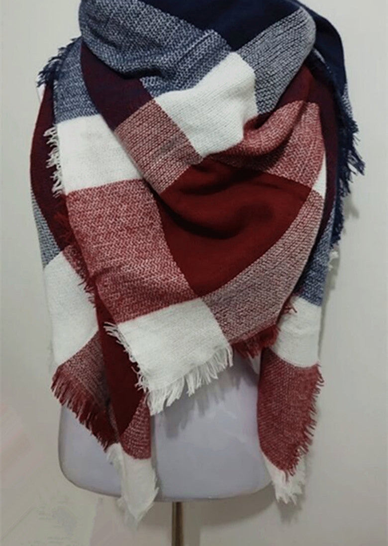 za winter scarf Tartan Scarf women desigual Plaid Scarf cuadros er Unisex Acrylic Basic Shawls warm bufandas-Dollar Bargains Online Shopping Australia