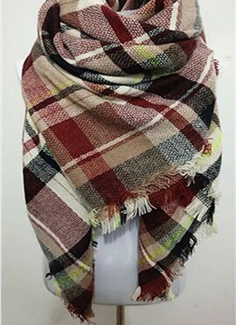 za winter scarf Tartan Scarf women desigual Plaid Scarf cuadros er Unisex Acrylic Basic Shawls warm bufandas-Dollar Bargains Online Shopping Australia